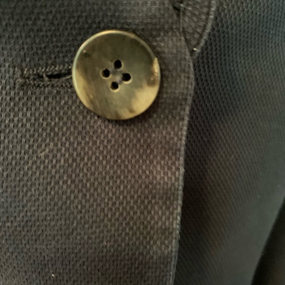 LaVia black Cotton blazer, size 4 - Picture 5 of 7